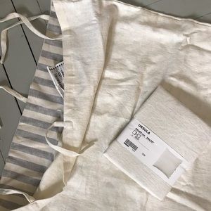 IKEA Ursula ivory linen cushion covers
